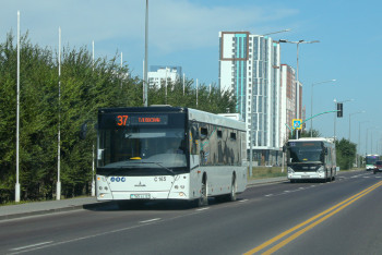 Фотография к новости: Астанада №57 автобустың қозғалыс бағыты уақытша өзгерді