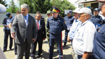 Фотография к новости: Ішкі істер министрі жұмыс сапарымен ШҚО-ға барды