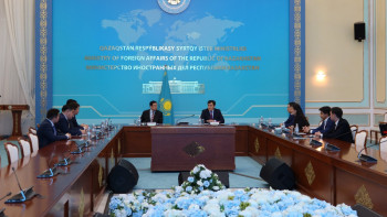 Фотография к новости: СІМ-де "Ассамблея жастары" халықаралық ұйымымен жиын өтті