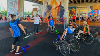 Фотография к новости: Cауықтыру жаттығулары елордалық Триатлон саябағында апта сайын өткізіледі