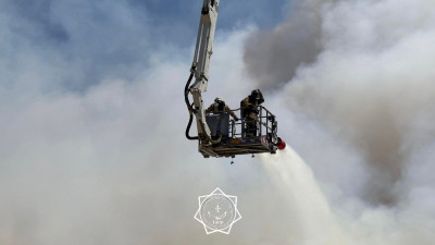 Шымкенттегі өрт: 364 адам эвакуацияланды