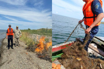 Фотография к новости: Полицейлер 2 шақырымнан астам браконьерлік ауды жойды – ШҚО