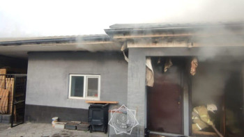 Фотография к новости: Алматы облысында өрт сөндірілді