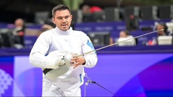 Фотография к новости: Париж-2024: Руслан Құрбанов 1/8 финалға жолдама алды