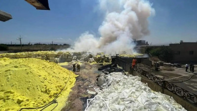 Шымкенттегі өрт: 10 адам медициналық көмекке жүгінді