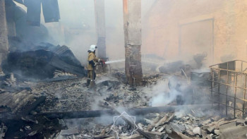 Фотография к новости: Алматы облысында қойма өртенді