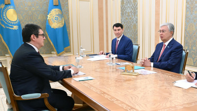 Тоқаев Энергетика министрі Алмасадам Сәтқалиевті қабылдады