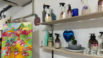 Фоторепортаж: Алматылықтар эко-хабта қатты қалдықтарды өңдей алады