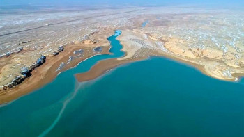 Фотография к новости: Биыл Арал теңізіне 1,38 млрд текше метр су келді