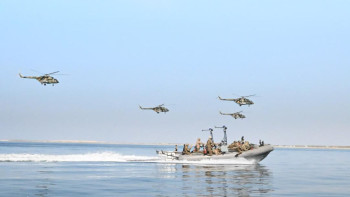 Фотография к новости: Әскери теңізшілер "Бірлестік-2024" оқу-жаттығуына байланысты марапатталды