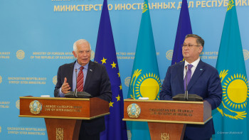 Фотография к новости: "Еуропаға бару жеңілдейді": Сыртқы істер министрі Жозеп Боррельмен келіссөз жүргізді