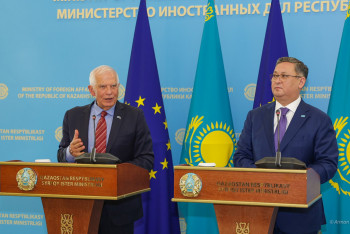 Фотография к новости: "Еуропаға бару жеңілдейді": Сыртқы істер министрі Жозеп Боррельмен келіссөз жүргізді