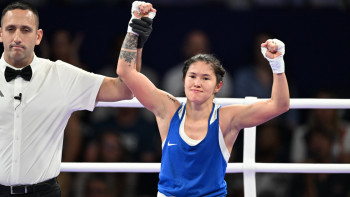 Фотография к новости: Боксшы Назым Қызайбай Олимпиаданың ширек финалына өтті