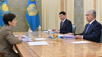 Фотография к новости: Президент Тамара Дүйсенованы қабылдады