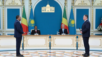 Фотография к новости: Конго Республикасы Президентінің сапары аясында бірқатар құжаттарға қол қойылды