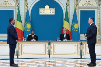 Фотография к новости: Конго Республикасы Президентінің сапары аясында бірқатар құжаттарға қол қойылды