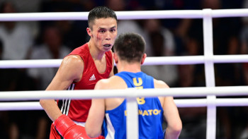 Фотография к новости: Париж-2024: Сәкен Бибосынов ширек финалда жеңіліс тапты