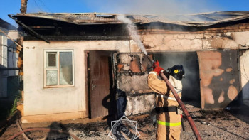 Фотография к новости: Қызылорда облысының өрт сөндірушілері өртті сөндірді