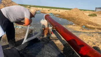 Фотография к новости: Алакөлдің 85 пайызы ғана ауызсумен қамтылған