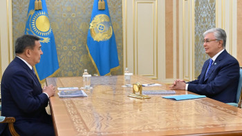 Фотография к новости: Ақмола облысының әкімі Тоқаевқа есеп берді