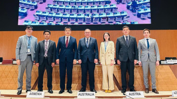 Фотография к новости: Қазақстан жаһандық ядролық қауіпсіздікті нығайтуға арналған сессияға қатысты