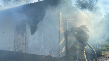 Фотография к новости: Ақмолада жеке монша өртенді