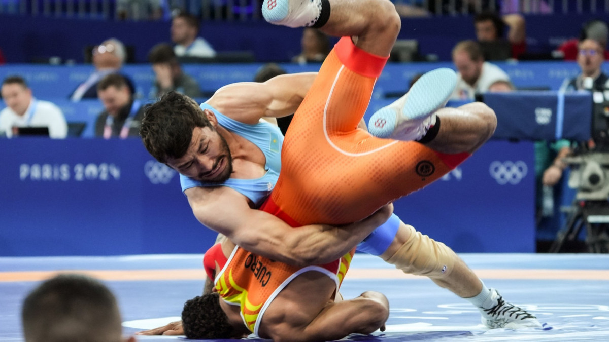 Демеу Жадыраев Париж Олимпиадасының ширек финалына шықты