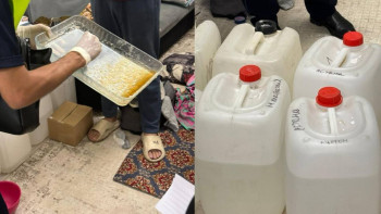 Фотография к новости: Алматының тұрғын алабында есірткі зертханасы анықталды