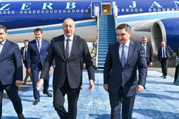 Фотография к новости: Астанаға Әзербайжан Президенті Ильхам Әлиев келді