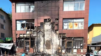 Фотография к новости: Талдықорғанда базар өртенді