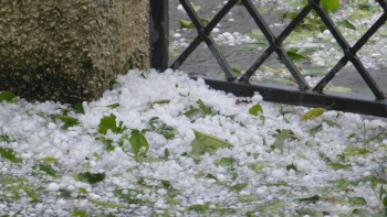 Фотография к новости: Астанада жаңбыр аралас бұршақ жауып жатыр