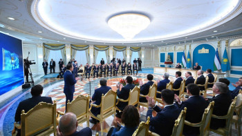 Фотография к новости: Қытай-Қазақстан-Өзбекстан бағытындағы пойыз Сианьнан Ташкентке барды