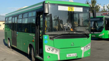 Фотография к новости: Алматыда жаңа автобус бағыты жүре бастайды