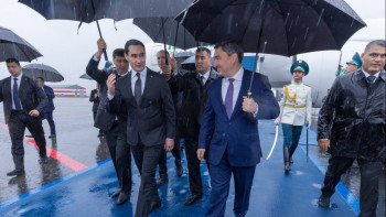 Фотография к новости: Түрікменстан Президенті Астанаға келді