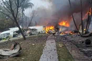 Фотография к новости: Бразилиядағы ұшақ апаты: 10 адам рейске кешіккендіктен аман қалған