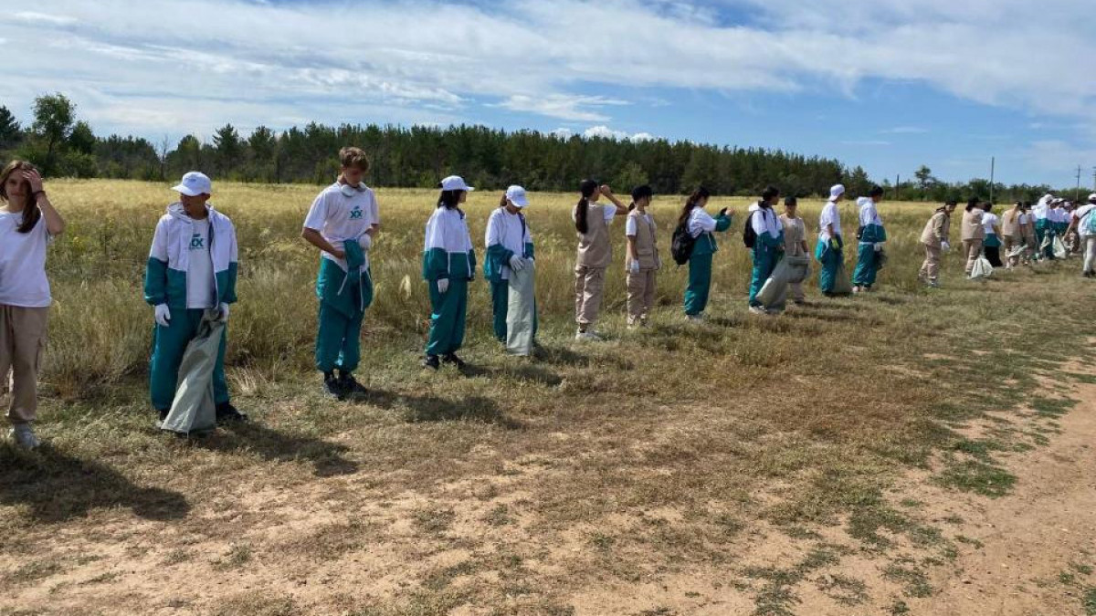 Шахтинск жастары "Таза орман" акциясына қатысты