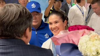 Фотография к новости: Назым Қызайбай: Жеңіске жеткенімді елге келгенде сезіндім