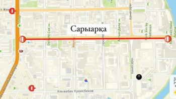 Фотография к новости: Астанада Сарыарқа даңғылының учаскесі ішінара жабылады