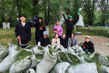 Фотография к новости: Қостанайлықтар «Таза Қазақстан» акциясына қатысты