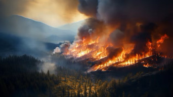 Фотография к новости: Грекияда орман өртеніп жатыр