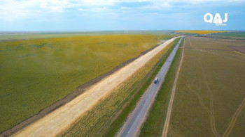 Фотография к новости: "Ақтөбе-Хромтау-Қарабұтақ" автожолы төрт жолақты болады