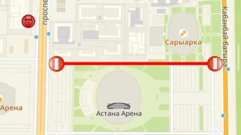 Фотография к новости: Елордада "Астана Арена" стадионы мен "Сарыарқа" велотрегі арасындағы жол жөнделеді