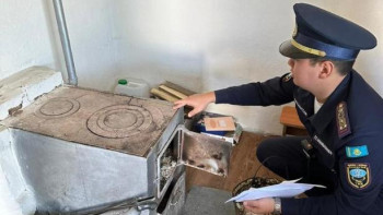 Фотография к новости: Елде тұрғын үй секторында өрт қауіпсіздігі айлығы басталды