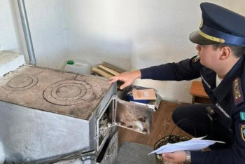 Фотография к новости: Елде тұрғын үй секторында өрт қауіпсіздігі айлығы басталды