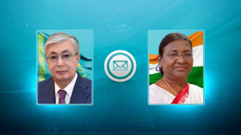 Фотография к новости: Мемлекет басшысы Үндістан президентіне құттықтау жеделхатын жолдады