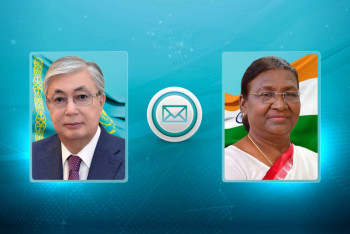 Фотография к новости: Мемлекет басшысы Үндістан президентіне құттықтау жеделхатын жолдады