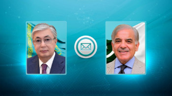 Фотография к новости: Мемлекет басшысы Пәкістан Премьер-министріне құттықтау жеделхатын жолдады