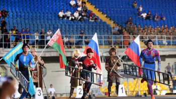 Фотография к новости: Алматыда балалар арасында өрт-құтқару спорты бойынша чемпиондар анықталды