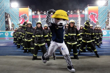 Фотография к новости: Алматыда өрт сөндіру-құтқару спорты бойынша әлем чемпионаты басталды