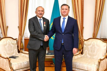 Фотография к новости: СІМ басшысы Өзбекстан елшісін қабылдады